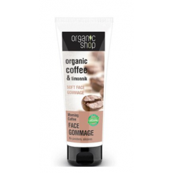 Delikatny peeling do twarzy - Poranna kawa - Organic Shop